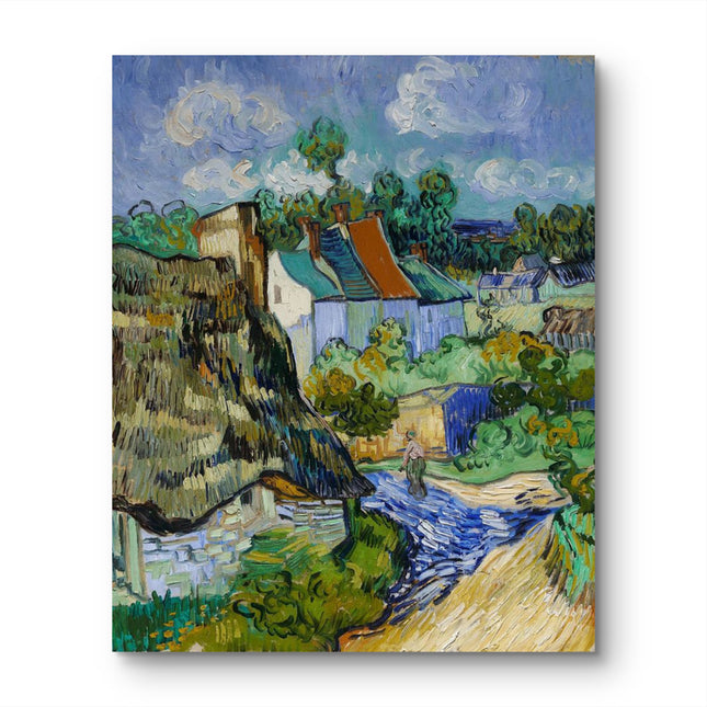 "Vincent van Gogh's 'Country Path with Peasant' - Premium Hand-Painted Oil Reproduction on Canvas"
