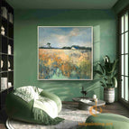 Stretch-White Frame / 36*36inches
