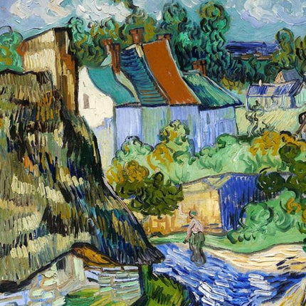 "Vincent van Gogh's 'Country Path with Peasant' - Premium Hand-Painted Oil Reproduction on Canvas"