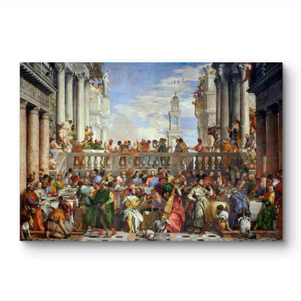 "Paolo Veronese's 'The Feast in the House of Levi' - Hand-Painted Renaissance Oil Painting Reproduction"
