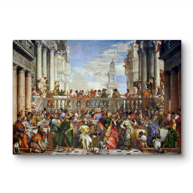"Paolo Veronese's 'The Feast in the House of Levi' - Hand-Painted Renaissance Oil Painting Reproduction"