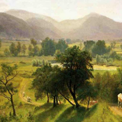 "John Constable's 'Serene Countryside Path' - Hand-Painted Landscape Oil Painting Reproduction"