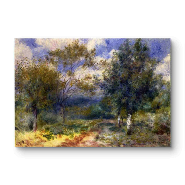 "Pierre-Auguste Renoir's 'Tranquil Woodland Path' - Premium Hand-Painted Oil Painting Reproduction"