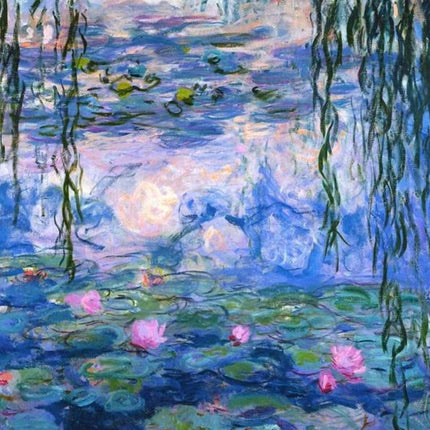 "Claude Monet's 'Water Lily Pond' - Premium Hand-Painted Oil Reproduction on Canvas"