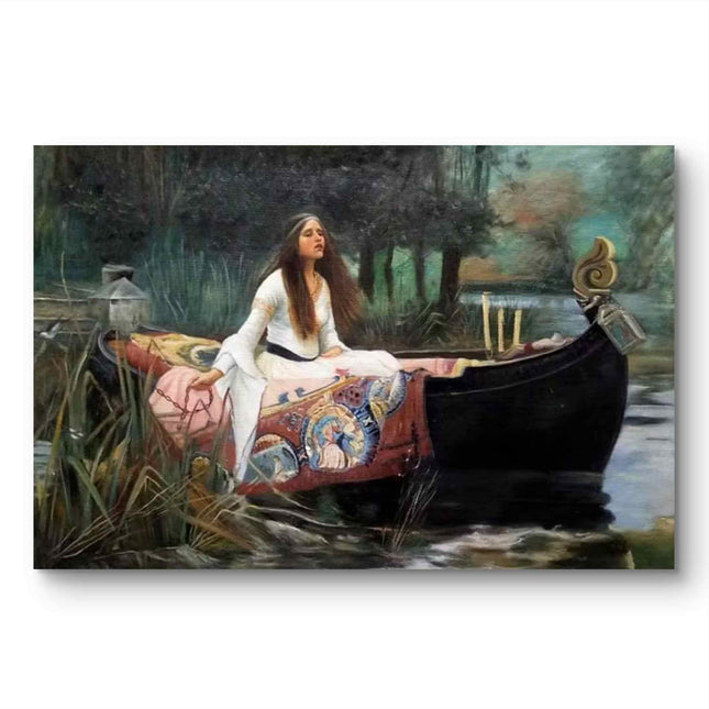 "John William Waterhouse's 'The Lady of Shalott' - Premium Hand-Painted Oil Reproduction on Canvas"