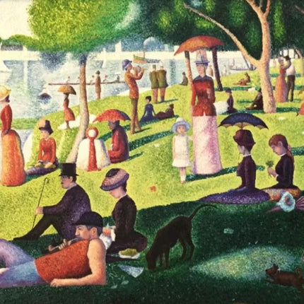 "Georges Seurat's 'A Sunday Afternoon on the Island of La Grande Jatte' - Premium Hand-Painted Oil Reproduction on Canvas"
