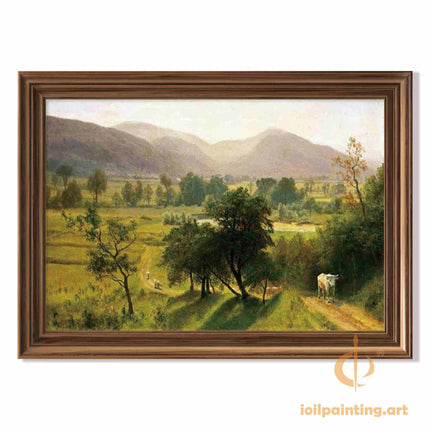 "John Constable's 'Serene Countryside Path' - Hand-Painted Landscape Oil Painting Reproduction"