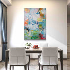 Stretch-Silver Frame / 24*36inches