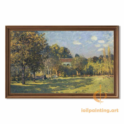 "John Constable's 'Countryside Serenity' - Hand-Painted Landscape Oil Painting Reproduction"