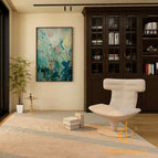 Stretch-Walnut Frame / 24*36inches