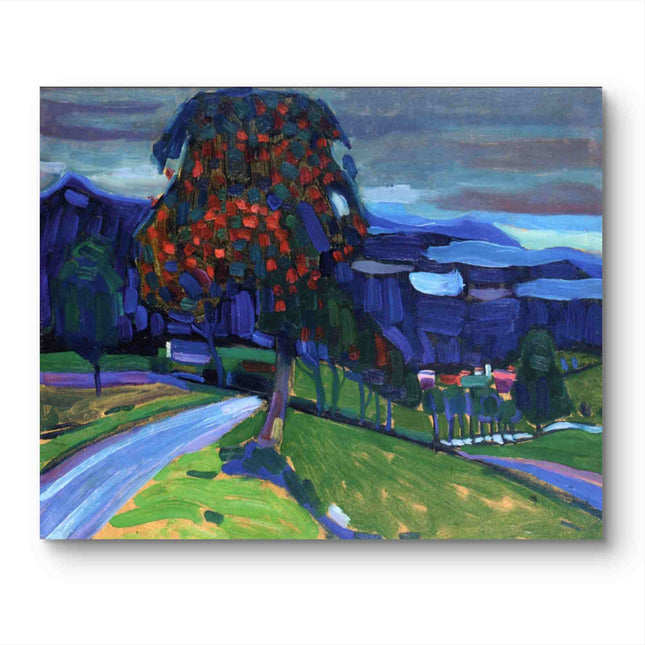 "Autumn Splendor - Premium Hand-Painted Impressionist Landscape Oil Reproduction on Canvas"