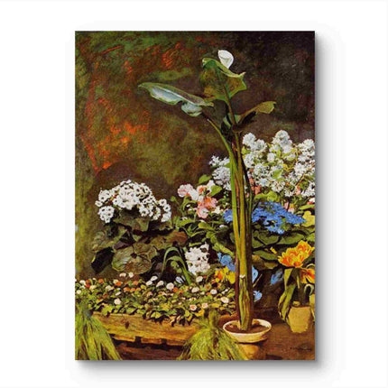 "Pierre-Auguste Renoir's 'Floral Symphony' Oil Painting Reproduction - Vibrant Botanical Still Life"