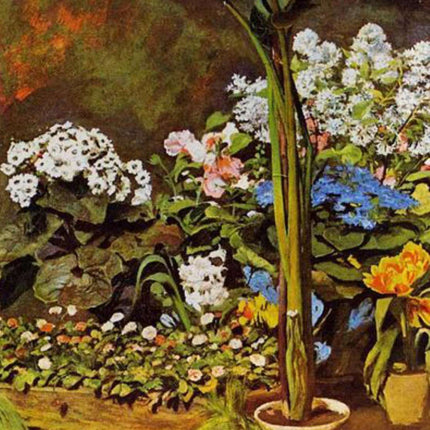 "Pierre-Auguste Renoir's 'Floral Symphony' Oil Painting Reproduction - Vibrant Botanical Still Life"