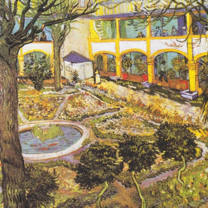 "Vincent van Gogh's 'Garden of Saint-Paul Hospital' - Premium Hand-Painted Oil Reproduction on Canvas"