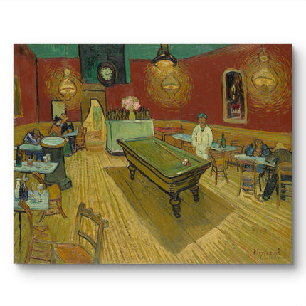 "Vincent van Gogh's 'The Billiard Room at Arles' - Premium Hand-Painted Oil Reproduction on Canvas"