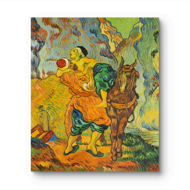 "Vincent van Gogh's 'The Good Samaritan' - Premium Hand-Painted Oil Reproduction on Canvas"