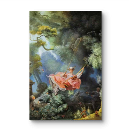 "Jean-Honoré Fragonard's 'The Swing' - Premium Hand-Painted Oil Reproduction on Canvas"