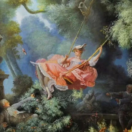 "Jean-Honoré Fragonard's 'The Swing' - Premium Hand-Painted Oil Reproduction on Canvas"