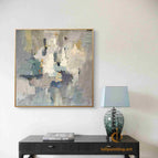 Stretch-Golden Frame / 36*36inches