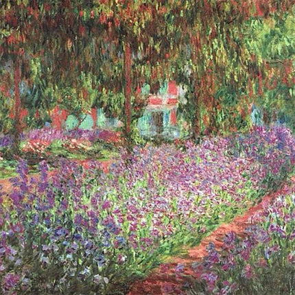 "Claude Monet's 'Garden Path in Bloom' - Premium Hand-Painted Oil Reproduction"