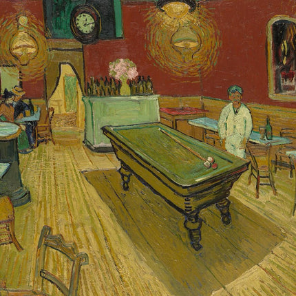 "Vincent van Gogh's 'The Billiard Room at Arles' - Premium Hand-Painted Oil Reproduction on Canvas"