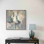 Stretch-Walnut Frame / 36*36inches