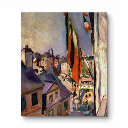 "Pierre-Auguste Renoir's 'Vibrant Cityscape' - Premium Hand-Painted Oil Painting Reproduction"