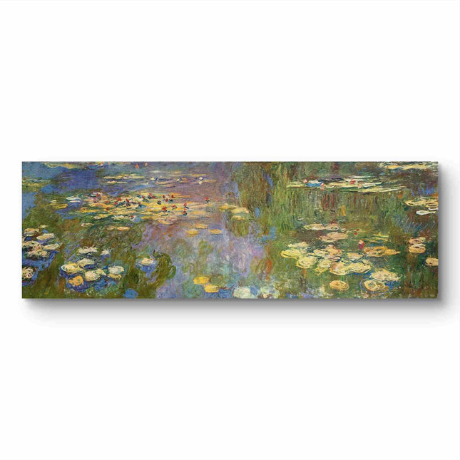 "Claude Monet's 'Water Lilies and Japanese Bridge' - Premium Hand-Painted Oil Reproduction on Canvas"