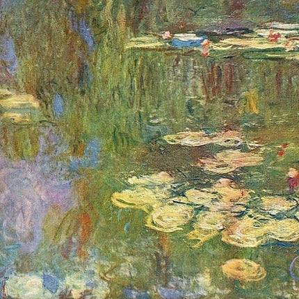 "Claude Monet's 'Water Lilies and Japanese Bridge' - Premium Hand-Painted Oil Reproduction on Canvas"