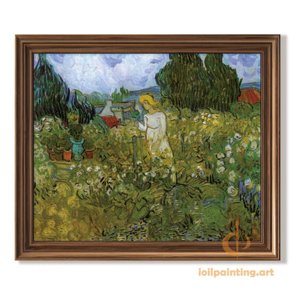 "Vincent van Gogh's 'Woman in the Garden' - Premium Hand-Painted Oil Reproduction on Canvas"