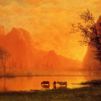 "John Constable's 'Evening Pastoral' - Hand-Painted Landscape Oil Painting Reproduction"
