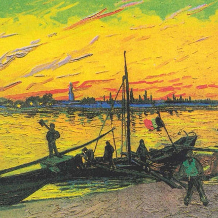 "Vincent van Gogh's 'Fishing Boats on the Beach at Saintes-Maries' - Premium Hand-Painted Oil Reproduction on Canvas"