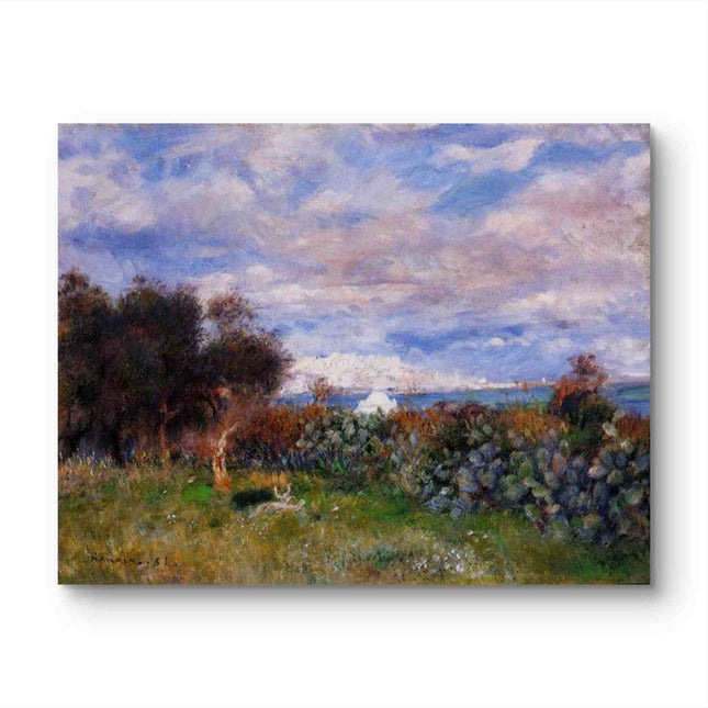 "Pierre-Auguste Renoir's 'Tranquil Waterside' - Premium Hand-Painted Oil Painting Reproduction"
