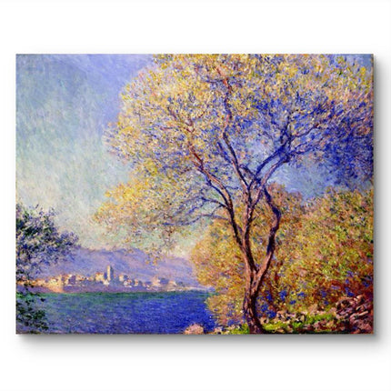 "Claude Monet's 'Lakeside Serenity' - Premium Hand-Painted Oil Reproduction on Canvas"