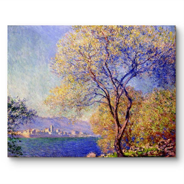 "Claude Monet's 'Lakeside Serenity' - Premium Hand-Painted Oil Reproduction on Canvas"