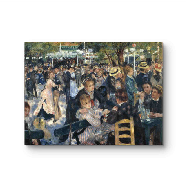 "Pierre-Auguste Renoir's 'Dance at Le Moulin de la Galette' - Premium Hand-Painted Oil Reproduction on Canvas"
