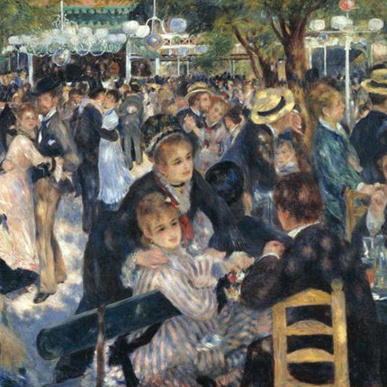 "Pierre-Auguste Renoir's 'Dance at Le Moulin de la Galette' - Premium Hand-Painted Oil Reproduction on Canvas"