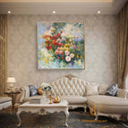 Stretch-Golden Frame / 36*36inches