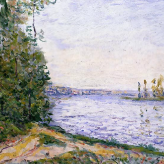 "Claude Monet's 'Tranquil Waters' - Hand-Painted Impressionist Oil Painting Reproduction"