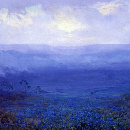 "Robert Julian Onderdonk's 'Texas Bluebonnet Serenity' - Premium Hand-Painted Oil Reproduction on Canvas"