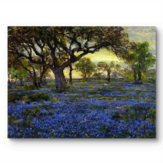 "Robert Julian Onderdonk's 'Bluebonnet Meadow' - Premium Hand-Painted Oil Reproduction on Canvas"