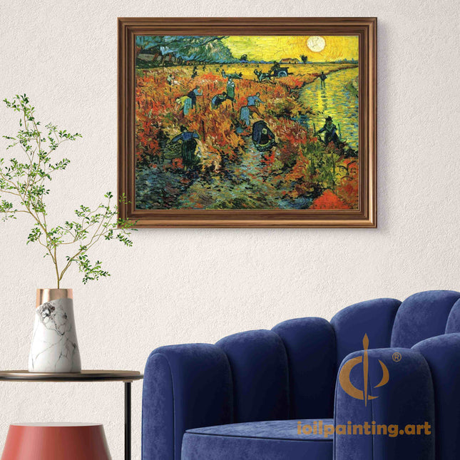 "Vincent van Gogh's 'The Harvest' - Premium Hand-Painted Oil Reproduction on Canvas"