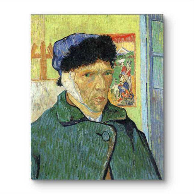 "Vincent van Gogh's 'Self-Portrait with Bandaged Ear' - Premium Hand-Painted Oil Reproduction on Canvas"