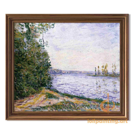 "Claude Monet's 'Tranquil Waters' - Hand-Painted Impressionist Oil Painting Reproduction"