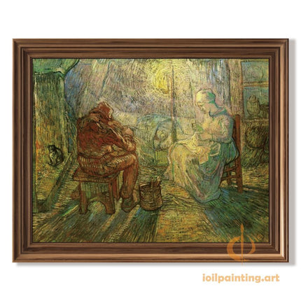 "Vincent van Gogh's 'The Potato Eaters' - Premium Hand-Painted Oil Reproduction on Canvas"