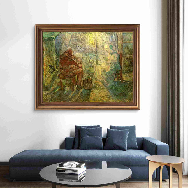 "Vincent van Gogh's 'The Potato Eaters' - Premium Hand-Painted Oil Reproduction on Canvas"