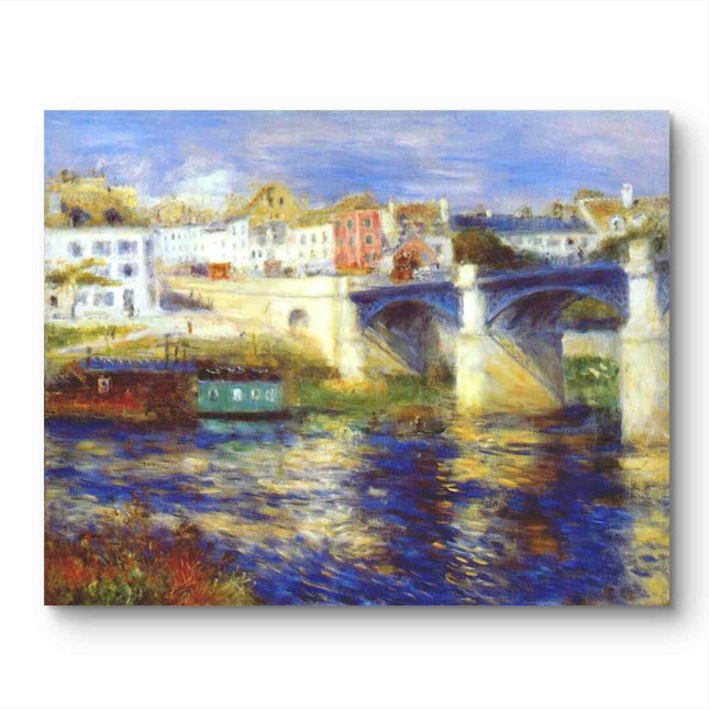 "Pierre-Auguste Renoir's 'The Blue Bridge' - Premium Hand-Painted Impressionist Oil Painting Reproduction"