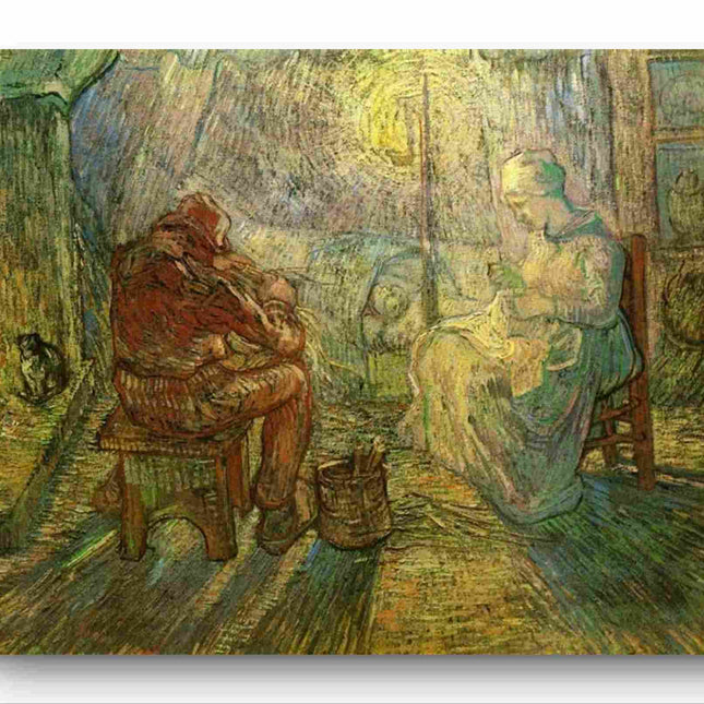 "Vincent van Gogh's 'The Potato Eaters' - Premium Hand-Painted Oil Reproduction on Canvas"
