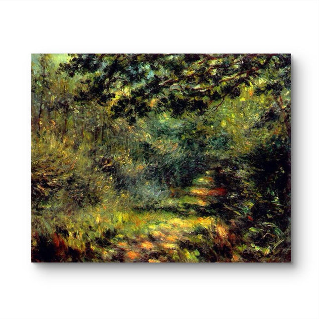 "Pierre-Auguste Renoir's 'Forest Pathway' - Premium Hand-Painted Oil Painting Reproduction"
