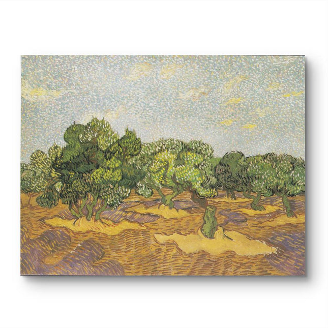 "Vincent van Gogh's 'Olive Grove' - Premium Hand-Painted Oil Reproduction on Canvas"